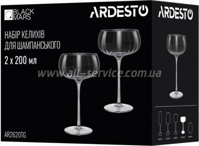   Ardesto Black Mars Orion 200, 2 (AR2620TG)