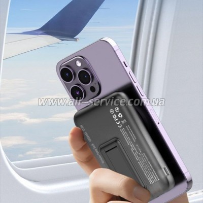   ColorWay 10000 mAh 15W MagSafe USB QC3.0 + USB-C PD 22.5W (CW-PB100LPA3BK-WPDD)