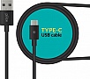 ���� ������ USB 2.0 AM to Type-C 2.0m CB-UT12 black Piko (1283126493850)