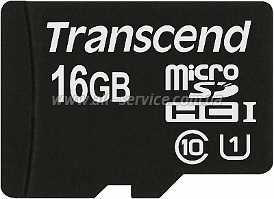   16GB Transcend Premium microSDHC Class 10 UHS-1 (TS16GUSDCU1)