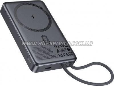 ������� ������������� HOCO 10000mAh Origen Dual PD 20W Magnetic Gray (Q44 / 714983)