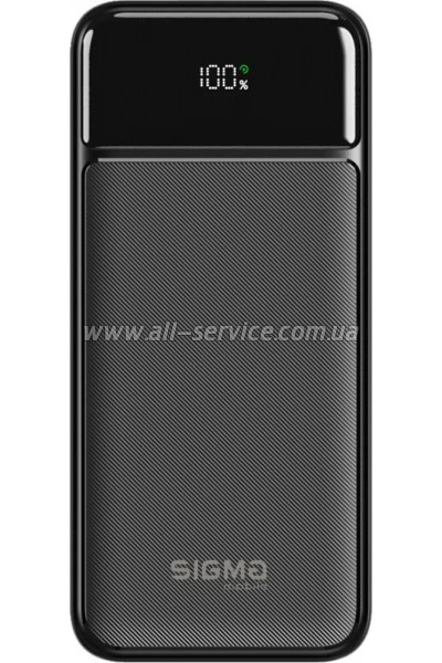 ������� ������������� Sigma X-power SI30A4QL 30000mAh PD 20W black (4827798787311)