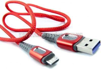 ���� ������ USB 2.0 AM to Micro 5P 1.0m red Dengos (NTK-M-LP-RED)