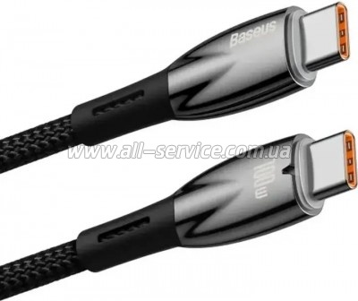 ���� ������ USB-C to USB-C 1.0m 100W black Baseus (CADH000701)