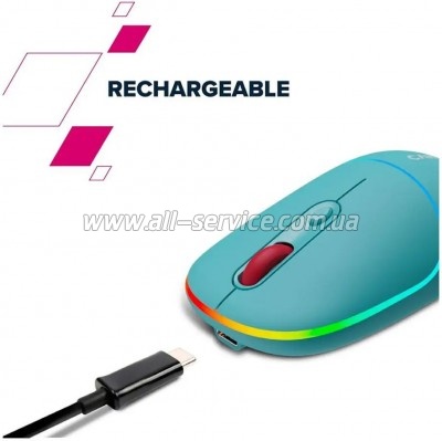  Canyon MW-22 Dual Band RGB Wireless Dark Cyan (CNS-CMSW22DC)