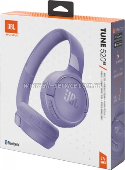  JBL Tune 520BT Purple (JBLT520BTPUREU)
