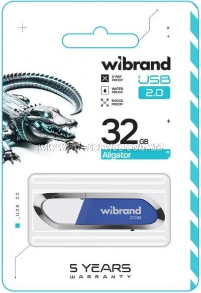  Wibrand 32GB Aligator Blue USB 2.0 (WI2.0/AL32U7U)