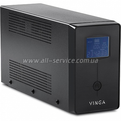  Vinga LCD 600VA metal case with USB (VPC-600MU)