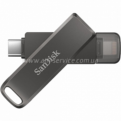 ������ SanDisk 128GB iXpand Drive Luxe USB Type-C /Lightning Apple (SDIX70N-128G-GN6NE)
