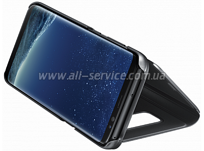 SAMSUNG S8+/ EF-ZG955CBEGRU - Clear View Standing Cover ()
