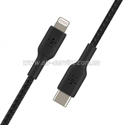 ���� ������ USB-C to Lightning 2.0m Belkin (CAA004BT2MBK)