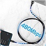 ���� ������ USB 2.0 AM to USB-C 1.0m 7A 100W blue Essager (EXC7A-CG03-P)