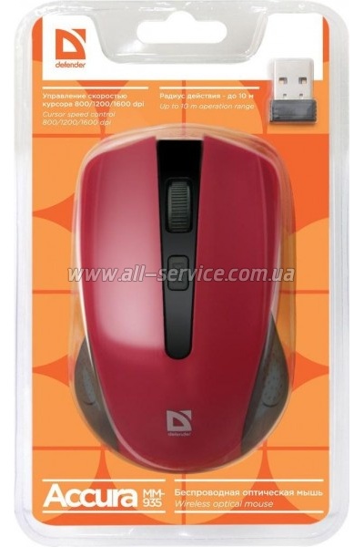  Defender Accura MM-935 Red (52937)