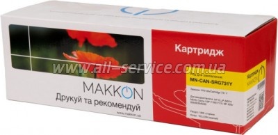 �������� Makkon Canon 731 LBP-7100/ LBP-7110/ MF-8230 / MF-8280 yellow (MN-CAN-SRG731Y)