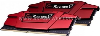     DDR4 16GB (2x8GB) 3000 MHz RipjawsV Red G.Skill (F4-3000C16D-16GVRB)