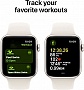 - Apple Watch SE 2024 GPS 40mm Starlight Aluminium Case with Starlight Sport Band - S/M (MXEF3QH/A)