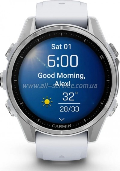 - Garmin fenix 8 43mm, AMOLED, Glass, BareSS/Whitestone, WhitestoneBn (010-02903-00)