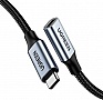 ���� ������ Ugreen USB-C M/F 1.0m 5A 10Gbps USB 3.1 black (30205)