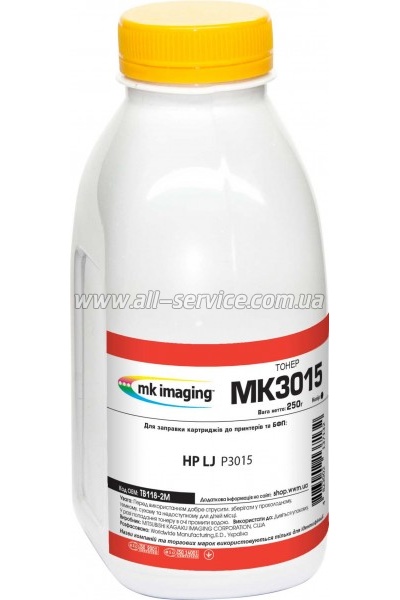 Тонер Mitsubishi HP LJ P3015 бутль 250г (TB118-2M) Тонер Mitsubishi HP LJ P3015 бутль 250г (TB118-2M)