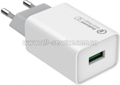   Colorway 1USB Quick Charge 3.0 18W (CW-CHS013Q-WT)
