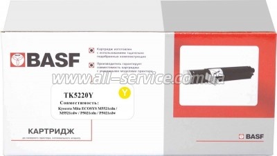 �����-�������� BASF Kyocera M5521/ P5021/ TK-5220Y ������ 1T02R9ANL1 Yellow (BASF-KT-1T02R9ANL1)