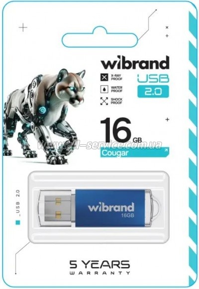  Wibrand 16GB Cougar Blue USB 2.0 (WI2.0/CU16P1U)