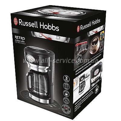  Russell Hobbs 21701-56 Retro Classic Noir