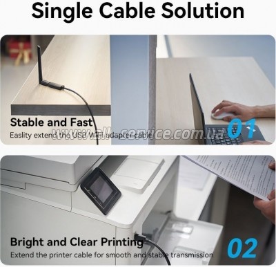 ���� ������ USB 2.0 AM/AF 5.0m Active black Vention (CBKBJ)