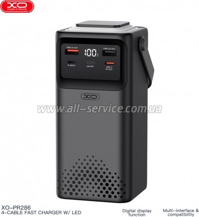 ������� ������������� XO 50000mAh PD 20W black (XO-PR286-BK)