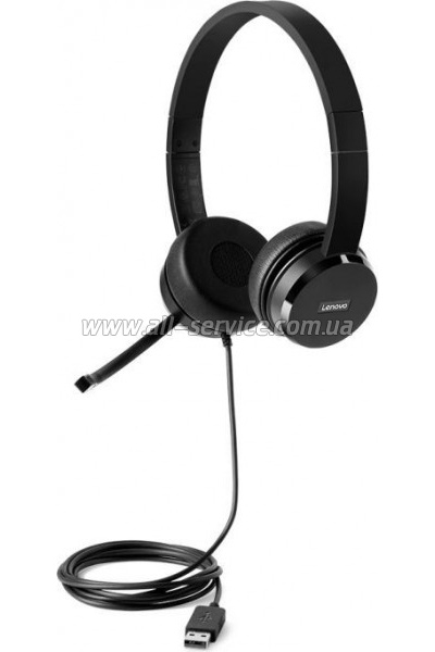  Lenovo 100 Stereo USB Headset (4XD0X88524)