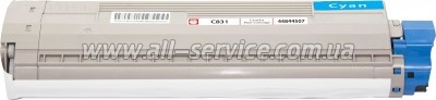 �����-�������� BASF OKI C831/ C841 ������ 44844507 Cyan (BASF-KT-44844507)