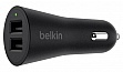    Belkin USB DUAL METALLIC USB 2.4Amp, 24W,BLACK (F8M930btBLK)