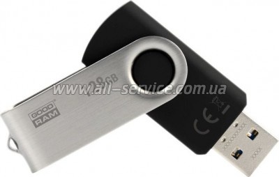 e GOODRAM 128GB USB 3.0 UTS3 Twister Black (UTS3-1280K0R11)
