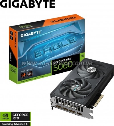  GIGABYTE GeForce RTX5060 8Gb EAGLE OC (GV-N5060EAGLE OC-8GD)