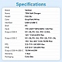�������� ������� Vention 1xUSB-C PD70W + 1xUSB QC3.0 22.5W GaN transparent gray (FCGH0-EU)