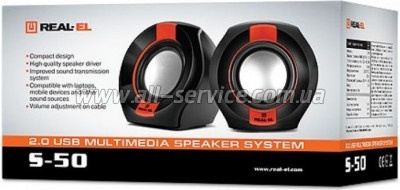   REAL-EL S-50 black-red
