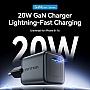 �������� ������� Vention USB-C PD20W GaN gray (FEVH0-EU)