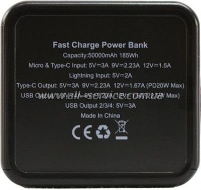 ������� ������������� TheGeneral 50000mah Diran, PD/ 20W (40012319-01)