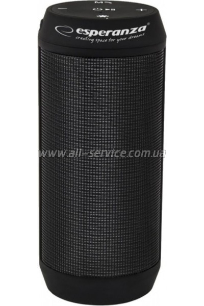   Esperanza FM Radio And Led Light Fado Black (EP133K)