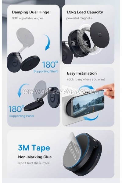   Baseus MagPro Magnetic Black (B10564101121-00)