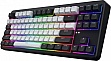  Hator Rockfall 3 Mecha TKL QMK/VIA Orange Wireless Black (HTK850UA)