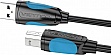 ������ ��� �������� USB 2.0 AM/BM 1.5m black Vention (VAS-A16-B150)