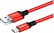 ���� ������ USB 2.0 AM to Micro 5P 1.0m X14 red HOCO (6957531062851)