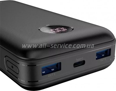 ������� ������������� Canyon PB-2002 20000mAh, PD/ 20W Black (CNE-CPB2002B)