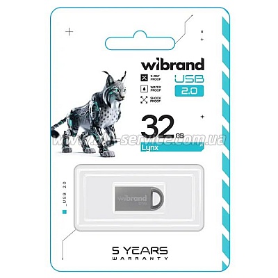  Wibrand 32GB lynx Silver USB 2.0 (WI2.0/LY32M2S)