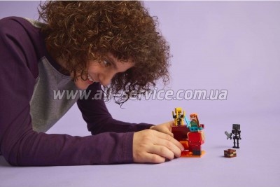 ����������� LEGO Minecraft ����� � ����� � ������ (21266)