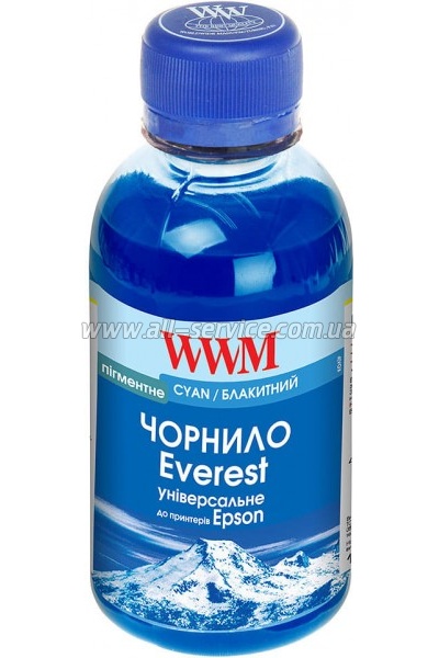 Чернила WWM 100 г EPSON EVEREST пигментные Cyan (EP02/CP-2) Чернила WWM 100 г EPSON EVEREST пигментные Cyan (EP02/CP-2)