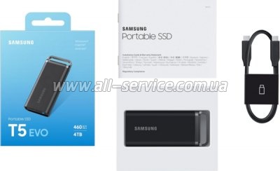  SSD USB 3.2 4TB T5 Shield Samsung (MU-PH4T0S/EU)