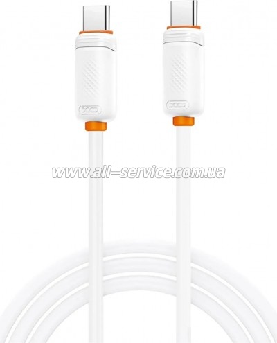 ���� ������ USB-C to USB-C 1.0m 60w white XO (NB-Q302B-CC.white)