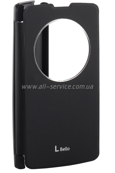  VOIA LG Optimus L80+ Dual (D335/Bello) - Flip Case (Black)